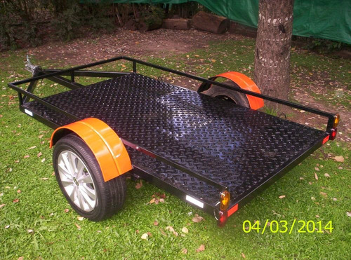 Trailer Doble Para 2 Cuatri C/rampa