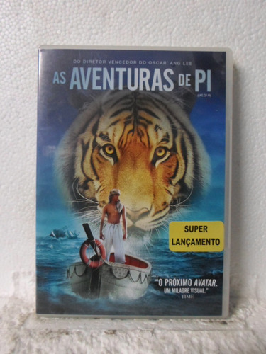 Dvd As Aventuras De Pi - Original