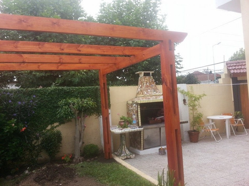 Colocacion Pergolas Quinchos Colocado Terminado