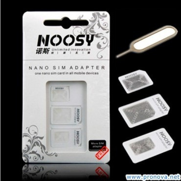 Kit Adaptador 3 En 1, Nano Sim, Micro Sim Y Sim + Llave