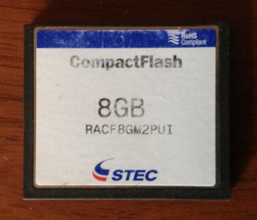 Memoria Compact Flash Stec 8 Gb Grado Industrial