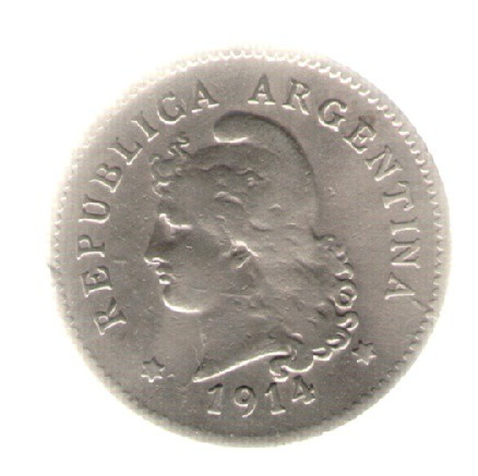 Argentina 10 Centavos 1914  Mb