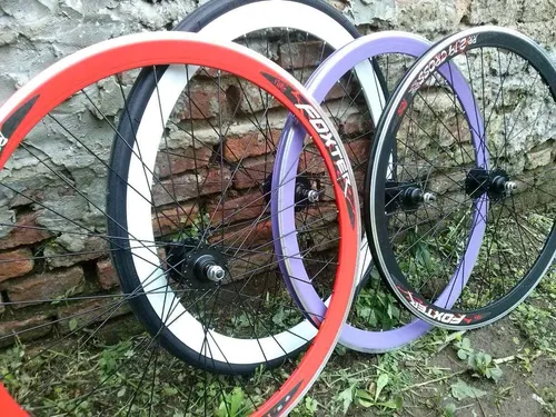 Llantas Bici Fixie R28 Armadas Con Camaras Y Cubiertas