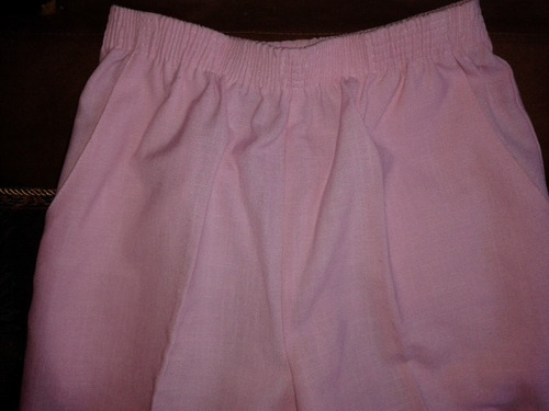 Pantalón Vintage Delgado Rosado Talla 36 A La Cintura Nuevo