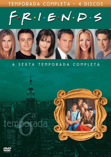 Friends  6ª Temporada - Box Com 4 Dvds - Jennifer Aniston