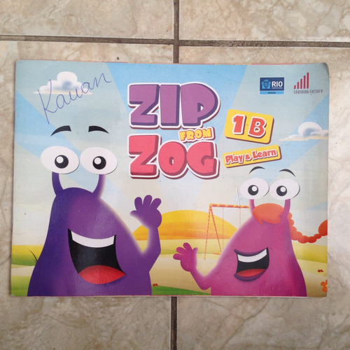 Livro Zip From Zog 1b Play & Learn Exercícios Em Branco