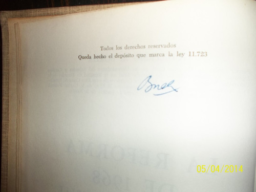 La Reforma De 1968 Al Cód. Civil Guillermo A. Borda Firmado!