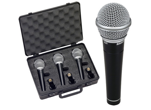 Pack De Microfonos Samson R21 Multiproposito Con Estuche