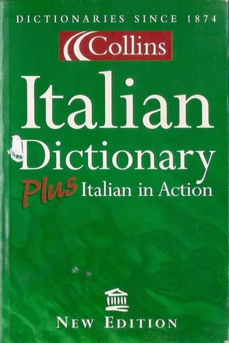 Diccionario Collins  Italiano Ingles  Ingles Italiano