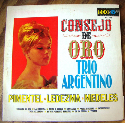 Tango, Trio Argentino ( Consejo De Oro ), Lp 12´, Css (Usado)