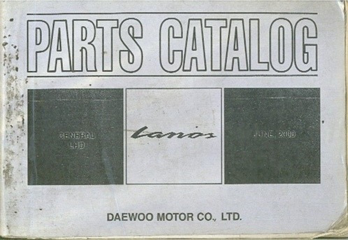 Manual De Despiece Daewoo Lanos Año 2000 Ingles