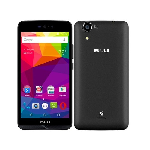 Celular Blu Dash X Lte. Pantalla 5pul, 8 Gb, 1 Ram, Cám 8mp