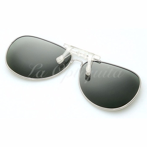 Imagen 2 de 6 de Clip-on Sobrepuesto Solar Polarizado Estilo Aviador! Con Estuche! Bsun003