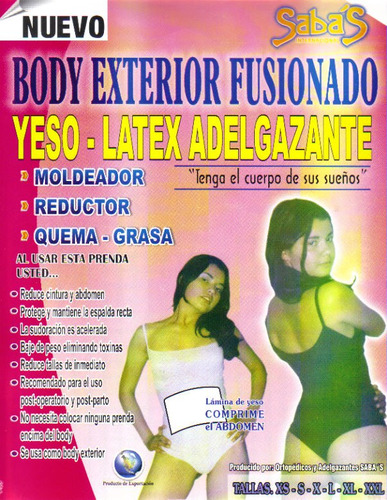 Body Exterior Fusionado--yeso Latex Adelgazante