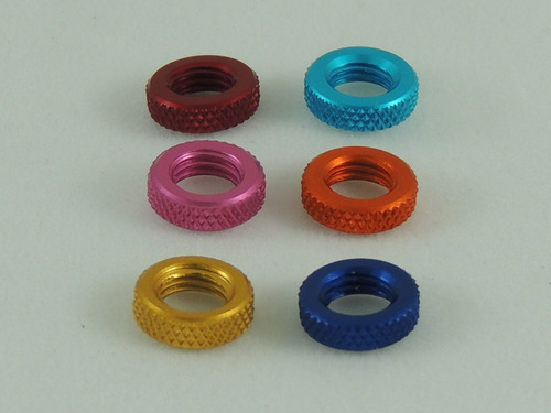 Imagen 2 de 2 de Tuerca Para Valvula Francesa Marca Purely Custom (par)