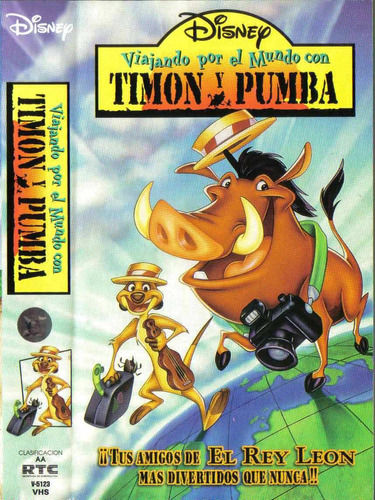 Timon Y Pumba Viajando Por El Mundo Vhs De Coleccion 