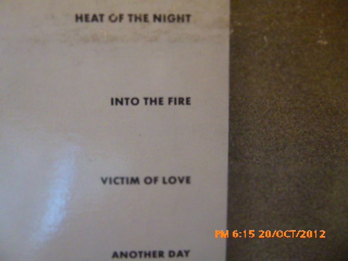Vinilo Lp Bryan Adams Into The Fire (xx277 (Usado)