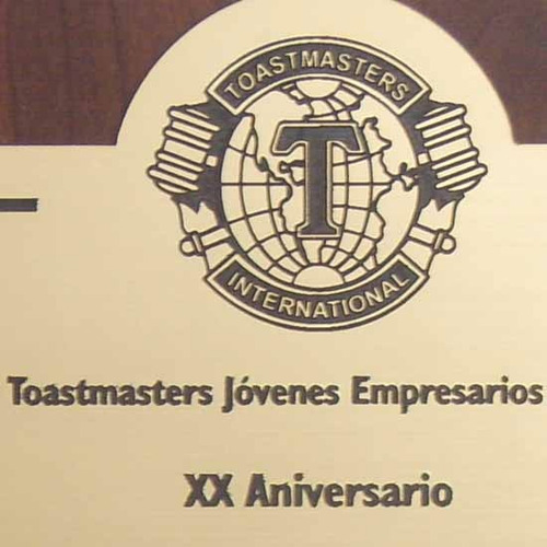 Imagen 2 de 4 de Reconocimiento Con Placa 1/4 Carta, Grabado Con Laser