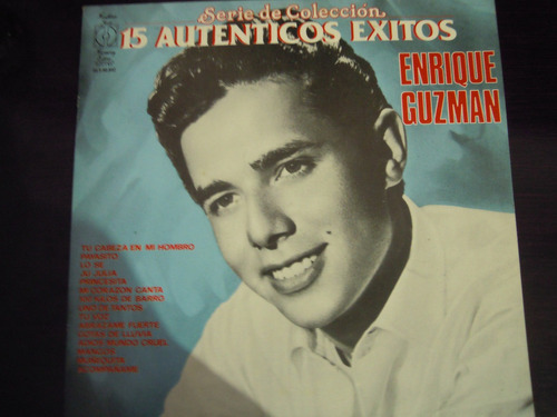 Enrique Guzman Vinyl 15 Autenticos Exito Clasico