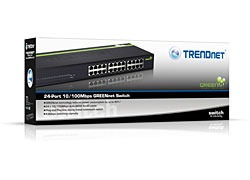 Switch 24 Puertos 10/100mbps Rack Lan Te100s24g Trendnet
