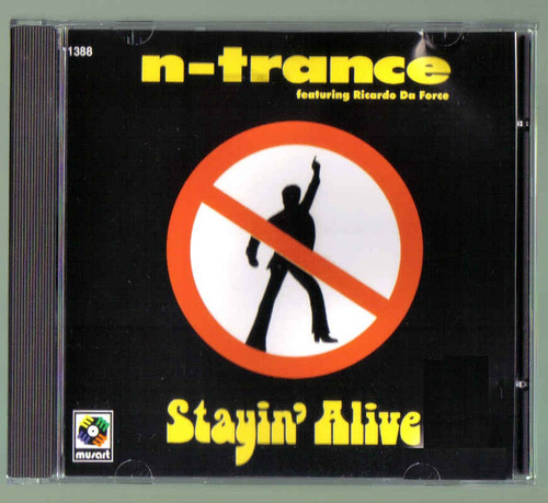 N -trance Stayin Alive Cd Single 1995 Discos Musart Bvf