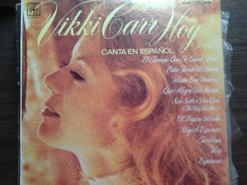 Disco Acetato De Vikki Carr Hoy Canta En Español