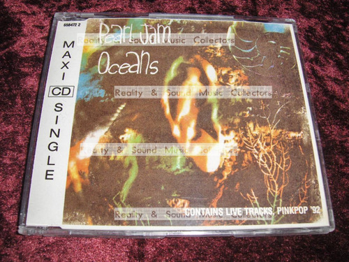 Pearl Jam Oceans Cd Single Australia 4 Tracks