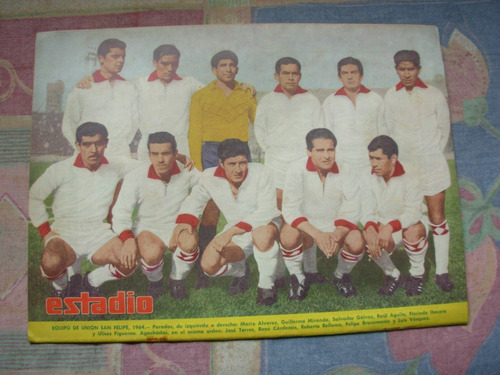 Estadio Nº 1119 27 De Agosto 1964 Equipo De Union San Felipe