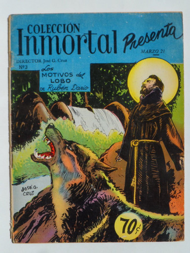 1956 Coleccion Inmortal 3 Revista Ilustrada Por Jose G. Cruz