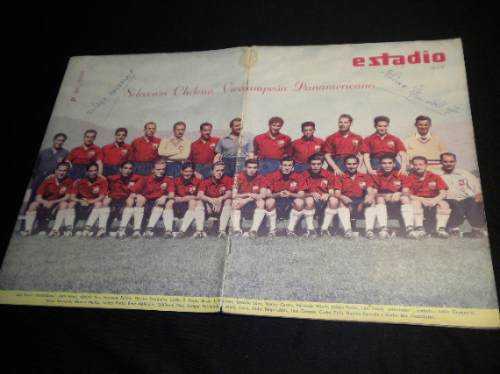 Selección Chilena Viceampeon Panamericano 1952 R. Estadio