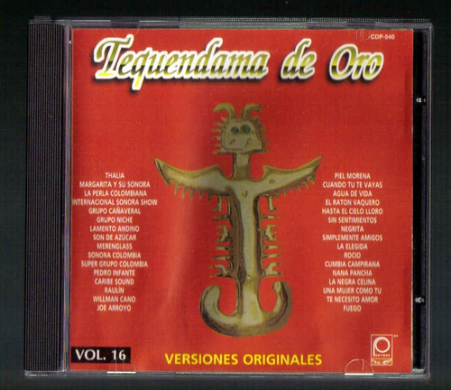 Tequendama De Oro Vol 16 Cd Rarisimo 1996  Bvf