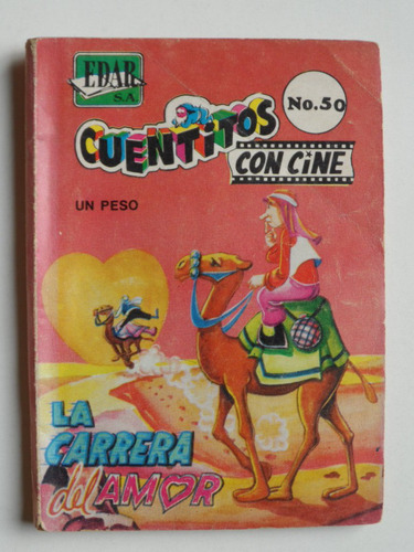 1967 La Carrera Del Amor Cuentitos Con Cine #50 Edar Comic
