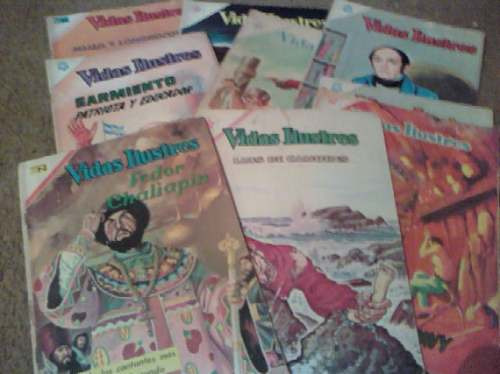 Comics De Vidas Ilustres Editorial Novaro Del Año 1965