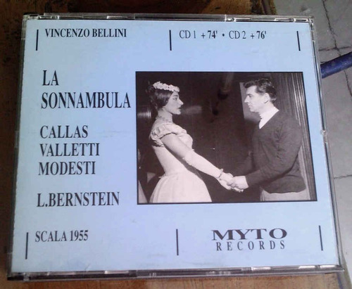 Maria Callas La Sonnambula  Made In Italy 2 Cds 1990 Bvf