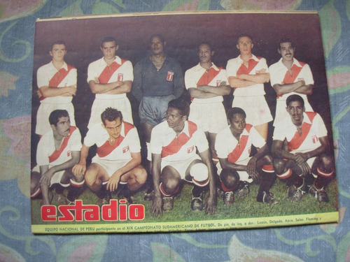 Estadio N° 725 5 Abril De 1957 Equipo Nacional De Perú