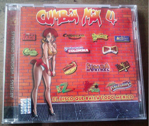 Cumbia Mix 4 Cd Ed 1998 En Buenas Condiciones  Au1