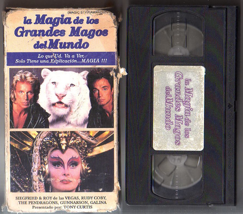 Vhs La  Magia De Los Grandes Magos Del Mundo