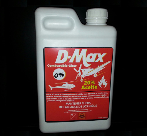 Combustible D-max Premium 15% Nitro 20% Aceite X 2 Litros