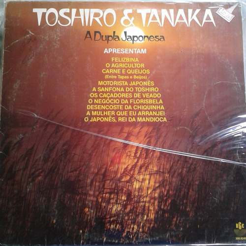 Lp Toshiro & Tanaka - A Dupla Japonesa (Usado)