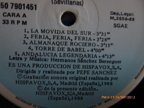 Vinilo Lp Los Guadalquivir (u175