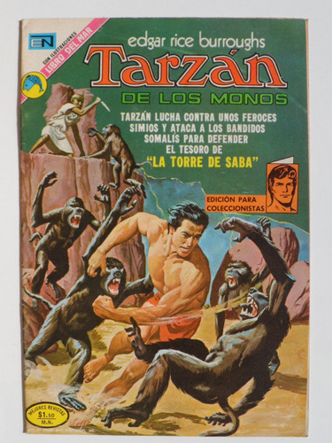 1973 Tarzan De Los Monos # 350 Comic Mexicano Edit. Novaro
