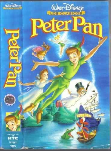 Peter Pan Vhs De Coleccion. 1a Edicion Hablada En Español