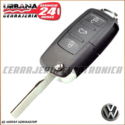 Carcasa Llave Volkswagen Vento Codificada Cerrajeria Urbana