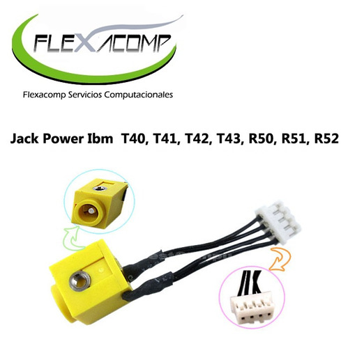 Jack Power Ibm  T40 T41 T42 T43 R50 R51 R52 Nuevo!!!