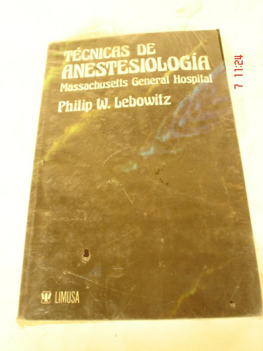 Tecnicas De Anestesiologia