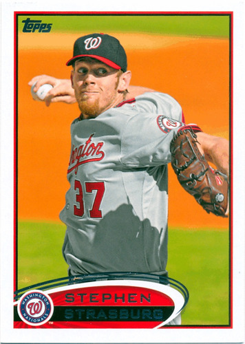 2012 Topps #556 Stephen Strasburg Nacionales