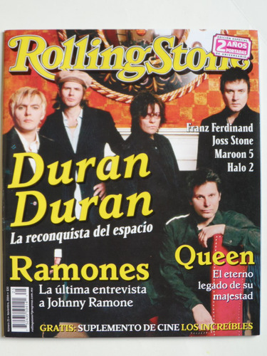 2004 Duran Duran Revista Rolling Stone Mexico #25