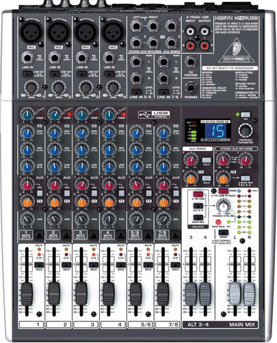 Mezcladora Con Interfase Usb Behringer Xenyx X1204usb