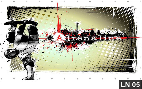 Imagem 5 de 6 de Painel De Festa Skate Skatista Esqueitista 3,00x1,40m Lona
