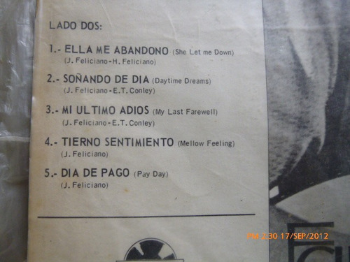 Vinilo De Jose Feliciano That The Spirit Needs (u104